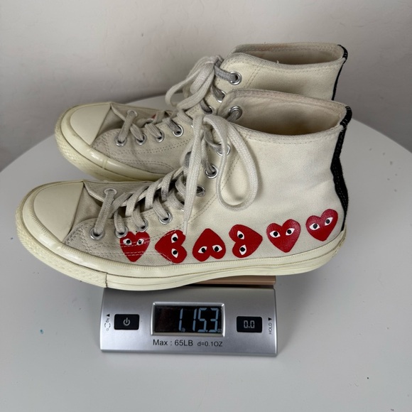 Comme des Garçons Play x Converse Hi Top Multi Heart Sneaker - Picture 11 of 11